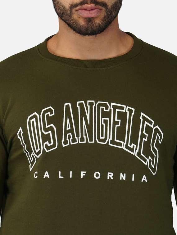 mens chest print sweatshirt - 19537663 -  Standard Image - 4