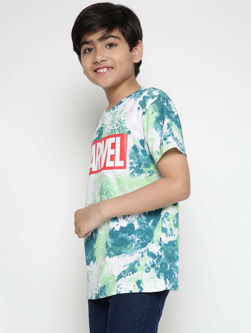 boys round neck tie dyed t-shirt  - 19555026 -  Standard Image - 1