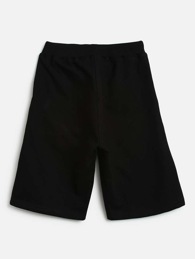 black cotton blend three fourth - 19555036 -  Standard Image - 1