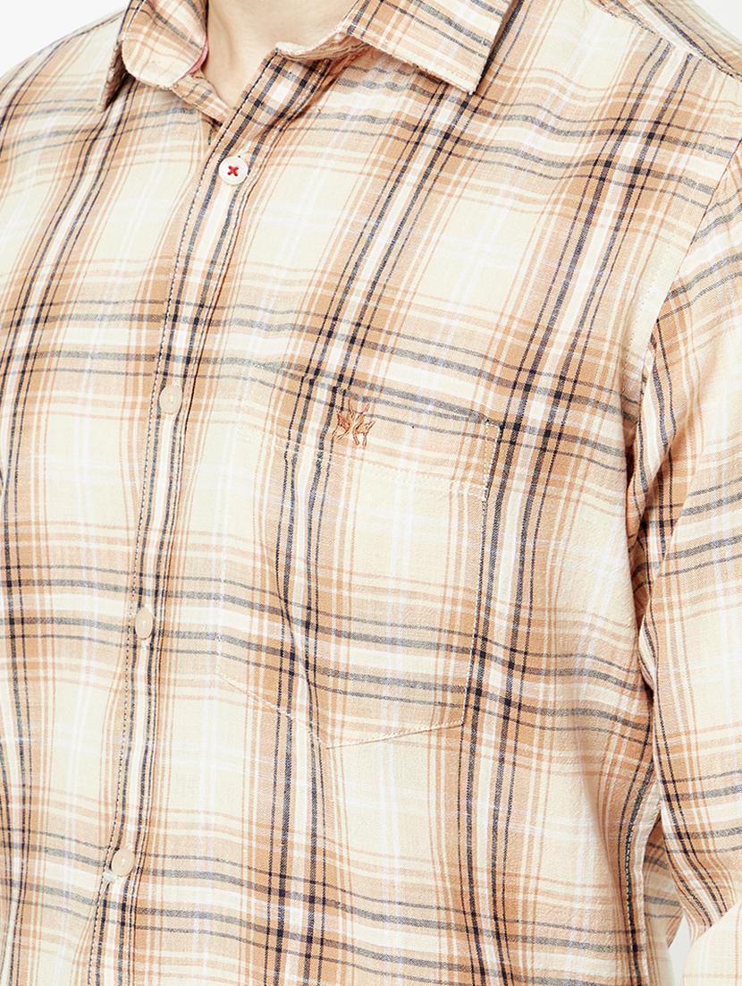 mens checks casual shirt - 19555110 - Standard Image - 4