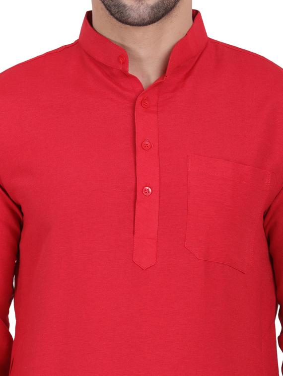 solid kurta pyjama set - 19564233 - Standard Image - 4