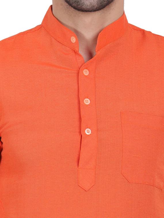 solid kurta pyjama set - 19564235 - Standard Image - 4