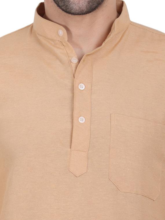 solid kurta pyjama set - 19564237 - Standard Image - 4