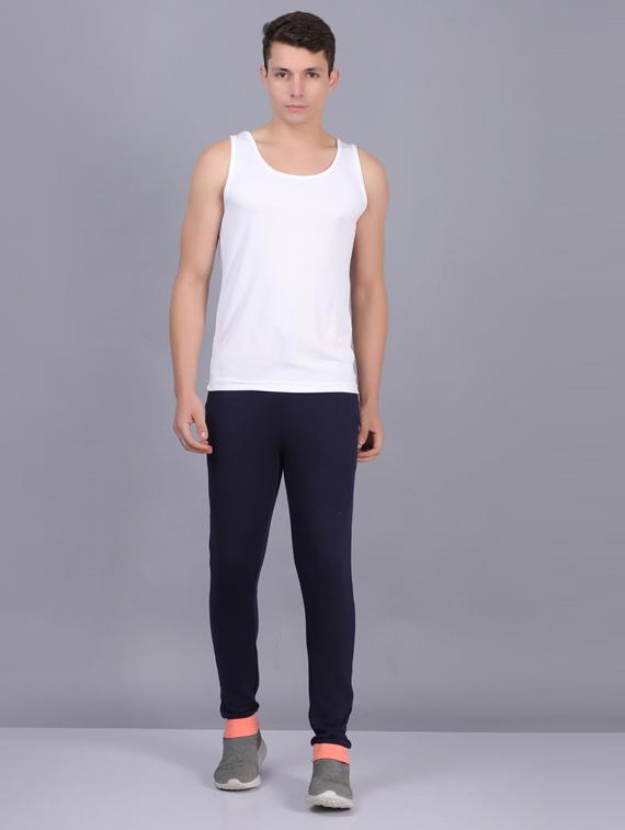 dark blue cotton joggers - 19564364 - Standard Image - 4