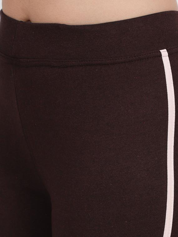 brown cotton blend jeggings - 19565872 - Standard Image - 4