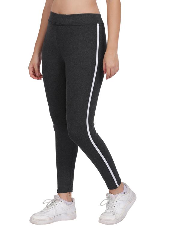 grey cotton blend jeggings - 19565875 -  Standard Image - 1