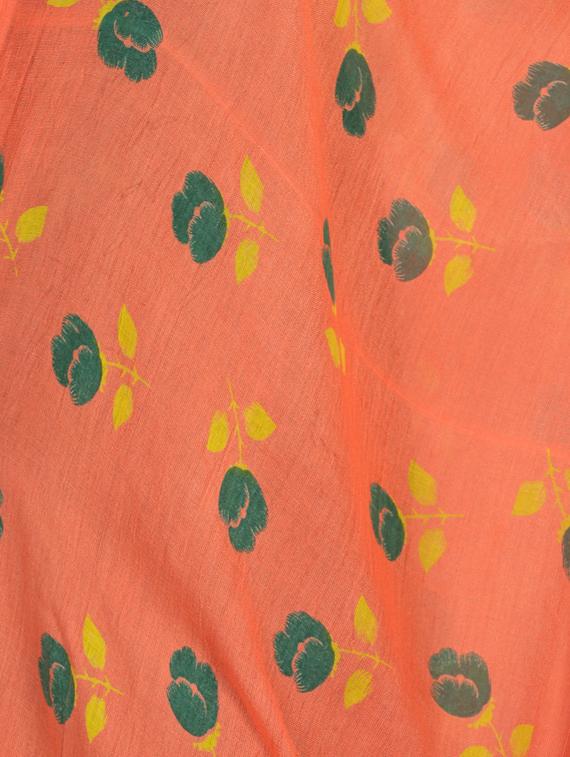 orange floral printed dupatta - 19565949 - Standard Image - 4