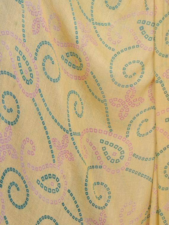 yellow bandhani print dupatta - 19565953 - Standard Image - 4