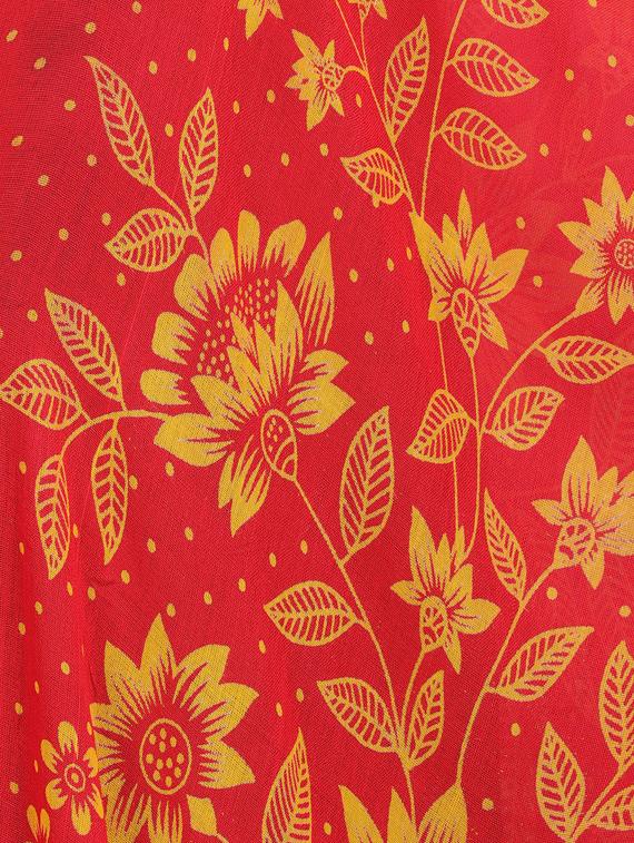 red printed dupatta - 19565955 - Standard Image - 4