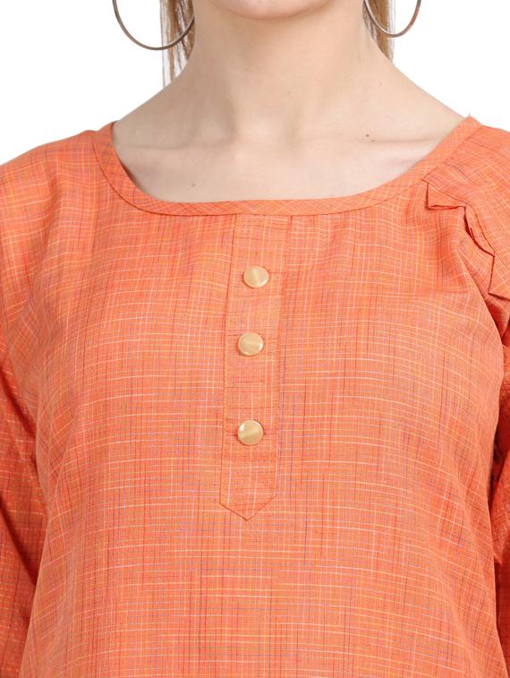 round neck kurta pant set - 19566004 - Standard Image - 4