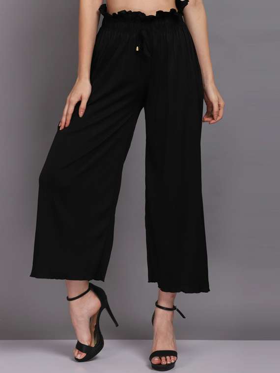 solid mid rise palazzo - 19566028 -  Standard Image - 1