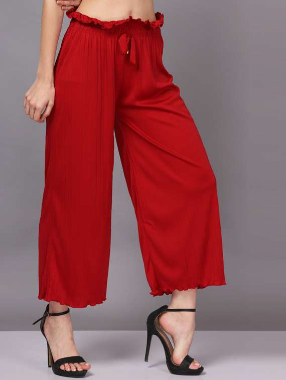 solid mid rise palazzo - 19566033 -  Standard Image - 1