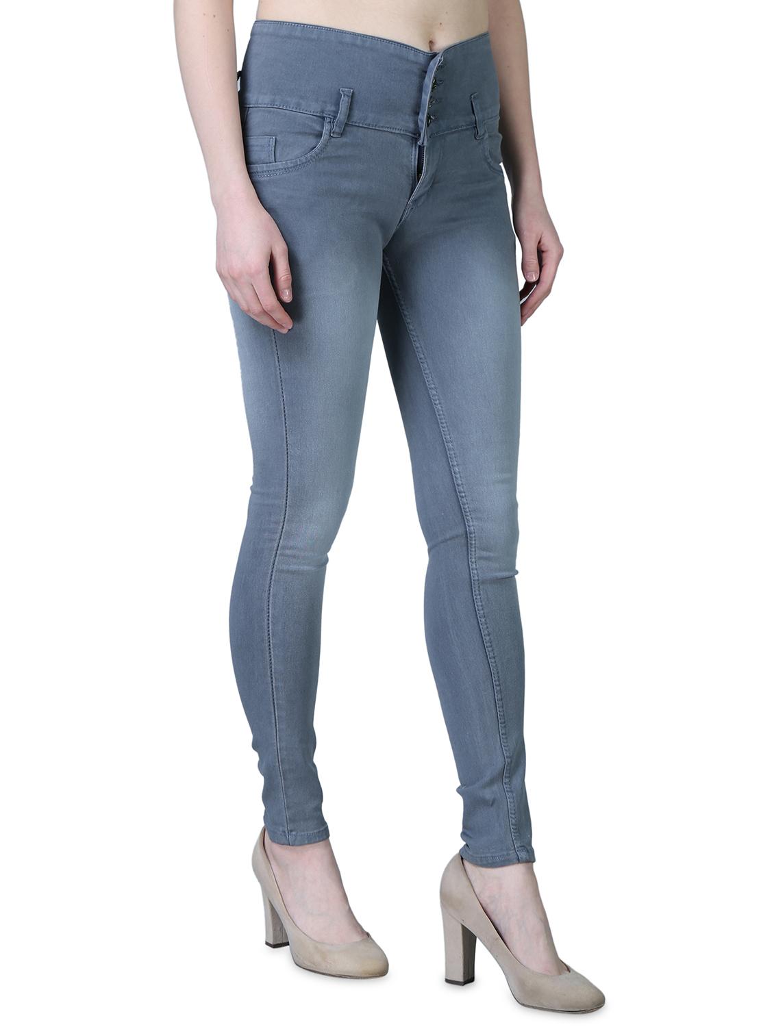 grey mid rise jeans - 19566713 - Standard Image - 1