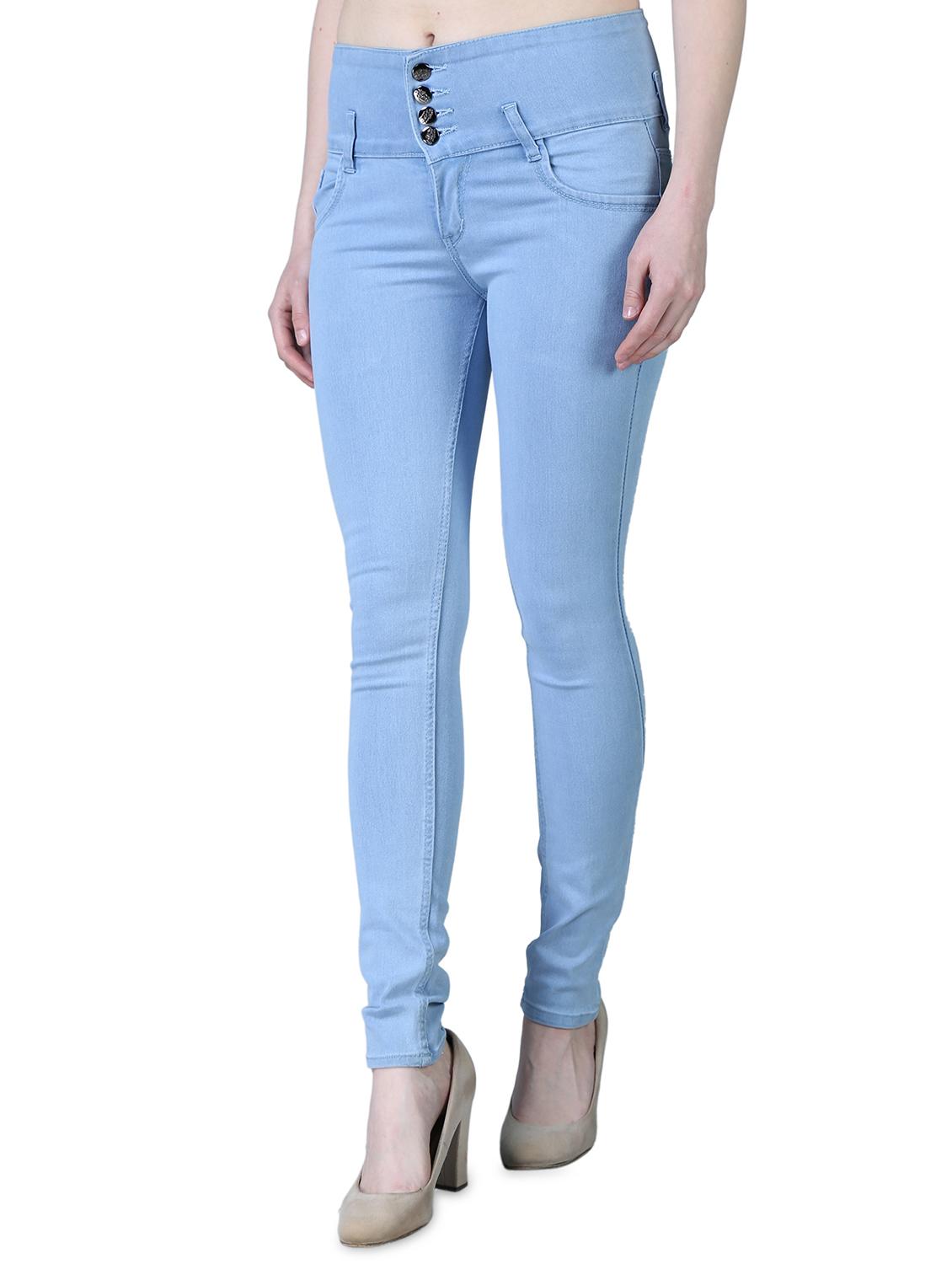light blue denim jean - 19566715 - Standard Image - 1