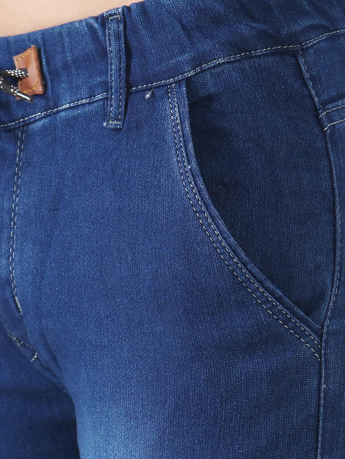 navy blue cotton blend joggers - 19566730 - Standard Image - 4