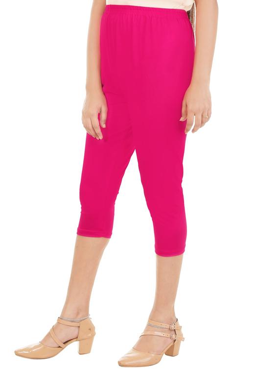 cotton solid capris - 19566800 -  Standard Image - 1