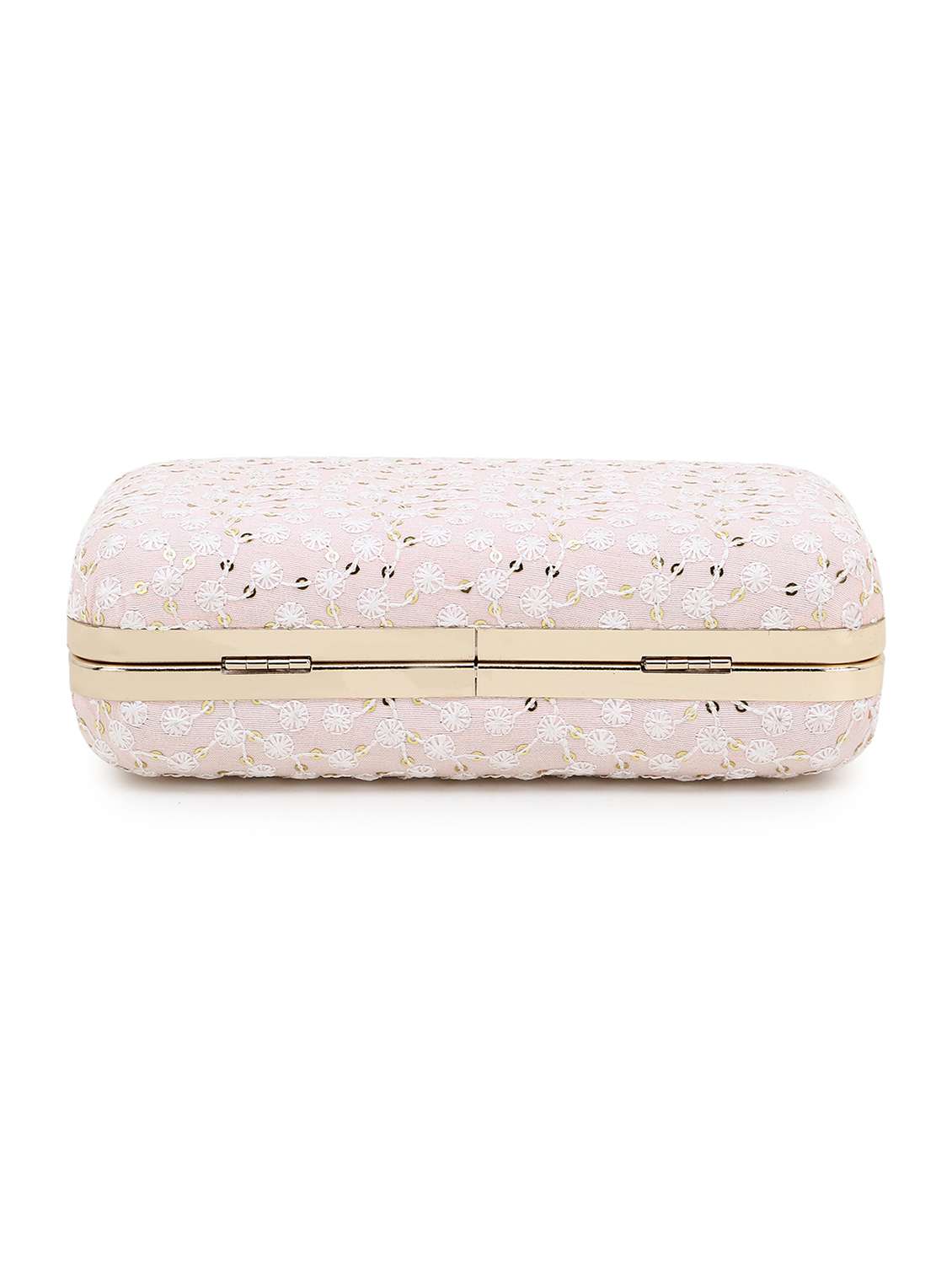 pink faux silk box clutch - 19567057 -  Standard Image - 4