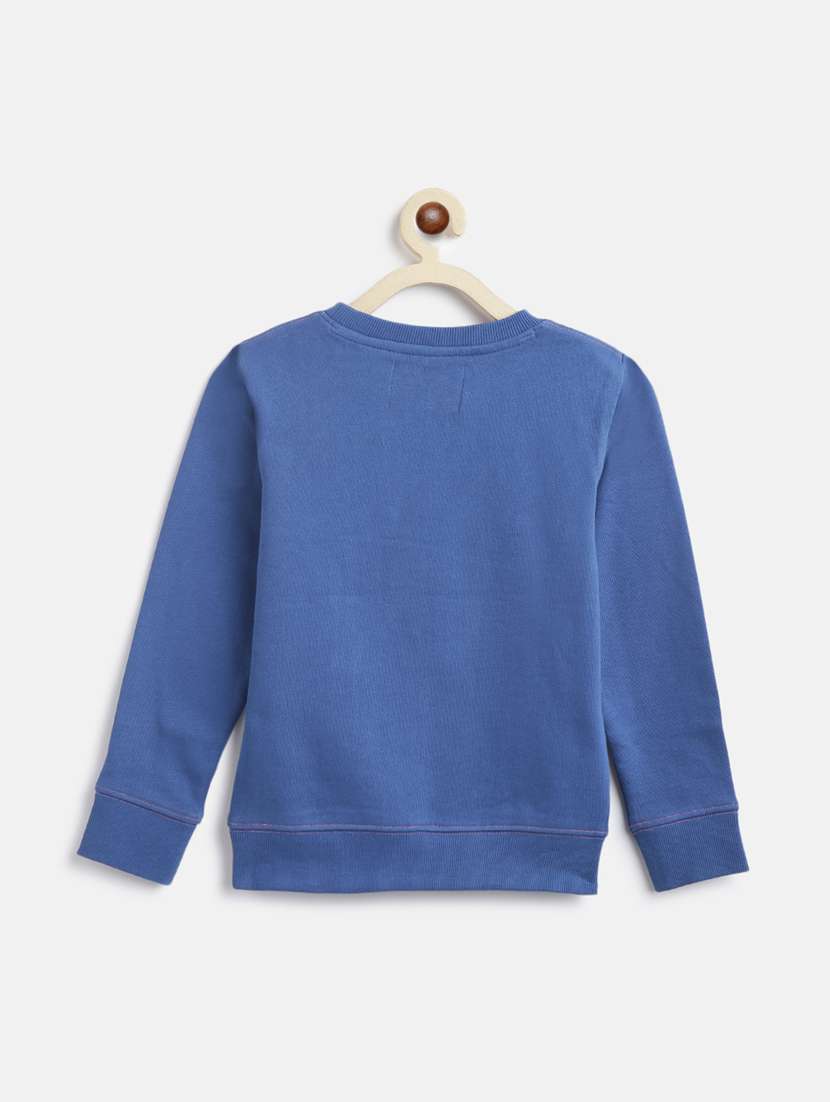 front print round neck sweatshirt - 19567145 -  Standard Image - 1