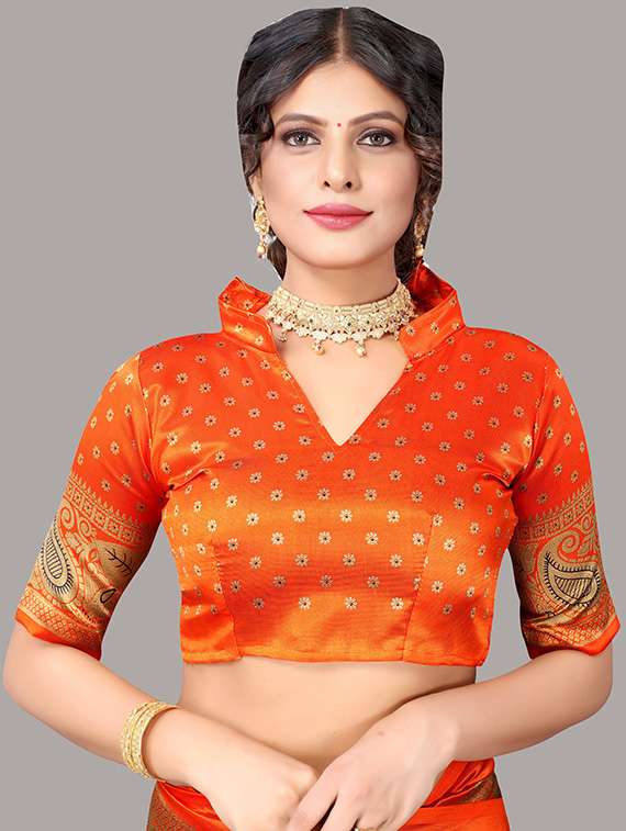 pack of 3 combo saree with blouse - 19567437 -  Standard Image - 4