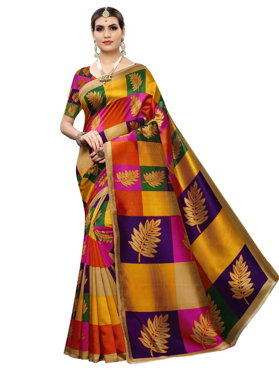 pack of 3 combo saree with blouse - 19567511 - Standard Image - 1