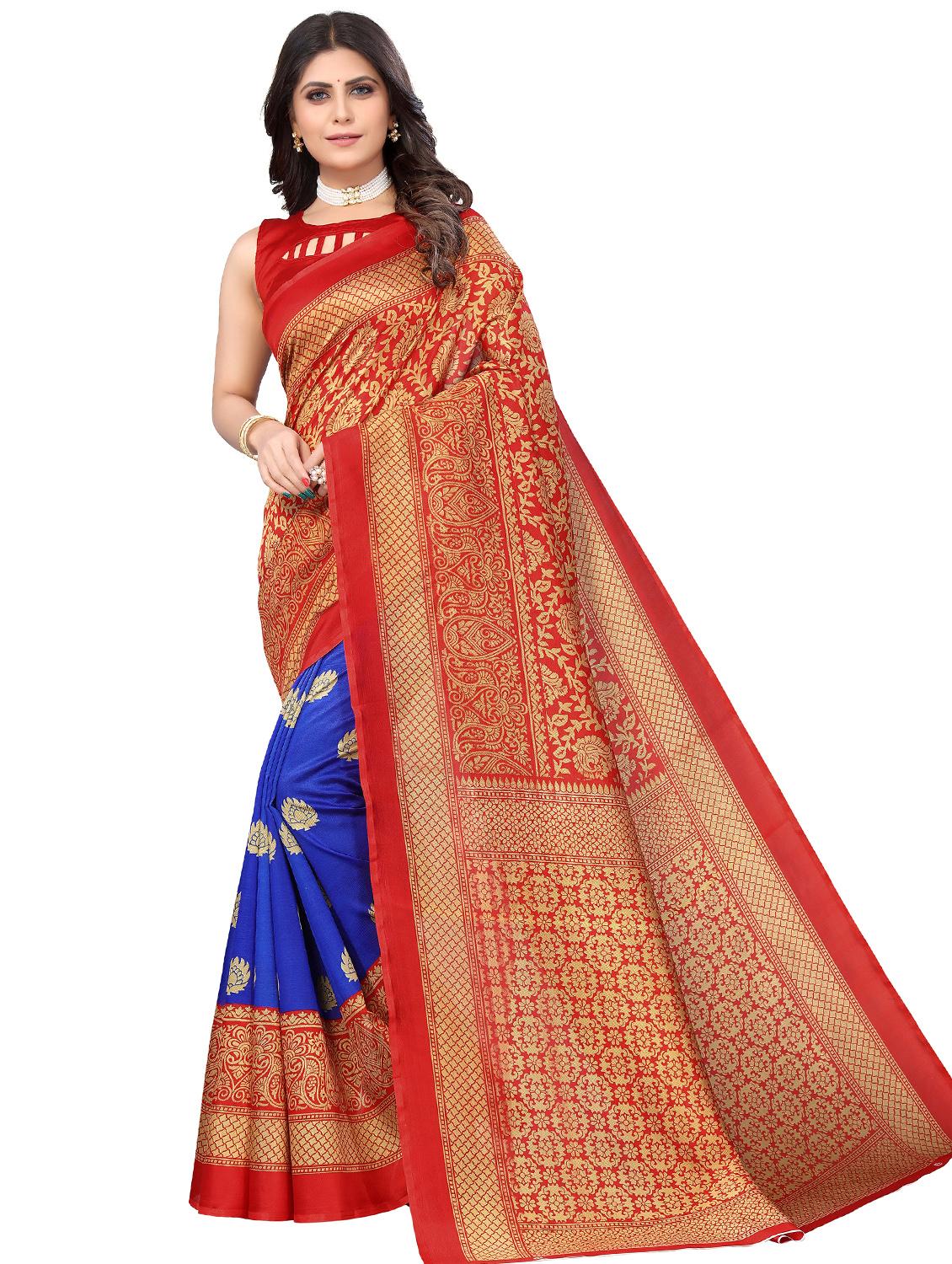 pack of 3 combo saree with blouse - 19567530 - Standard Image - 1