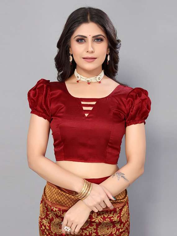 pack of 3 printed sarees with blouse - 19567651 -  Standard Image - 4