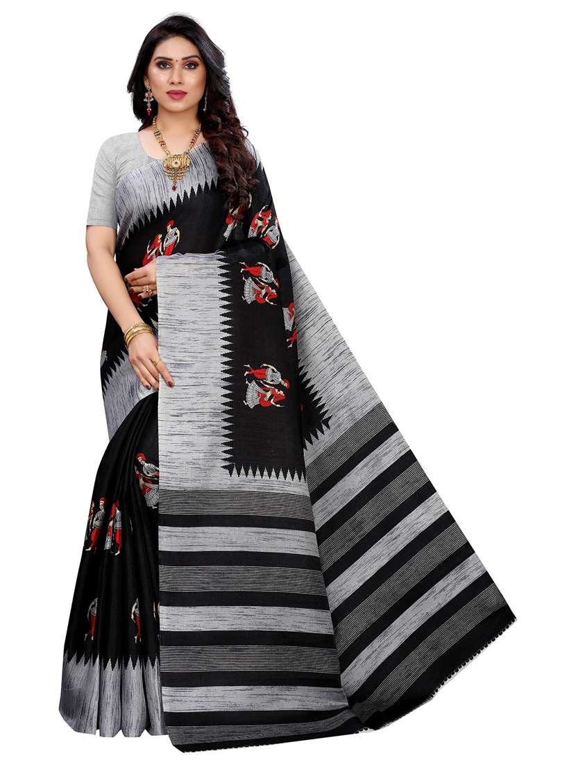 pack of 3 printed sarees - 19567665 - Standard Image - 1