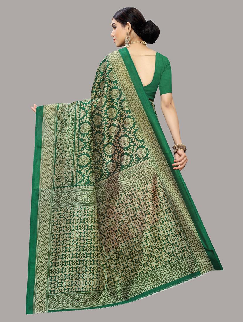 self design woven saree with blouse - 19567691 - Standard Image - 1