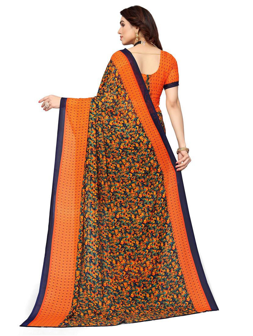 florals printed saree - 19567809 -  Standard Image - 1