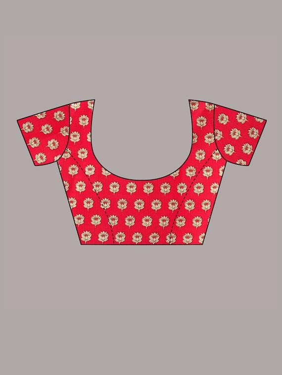 combo printed saree with blouse - 19568450 - Standard Image - 4