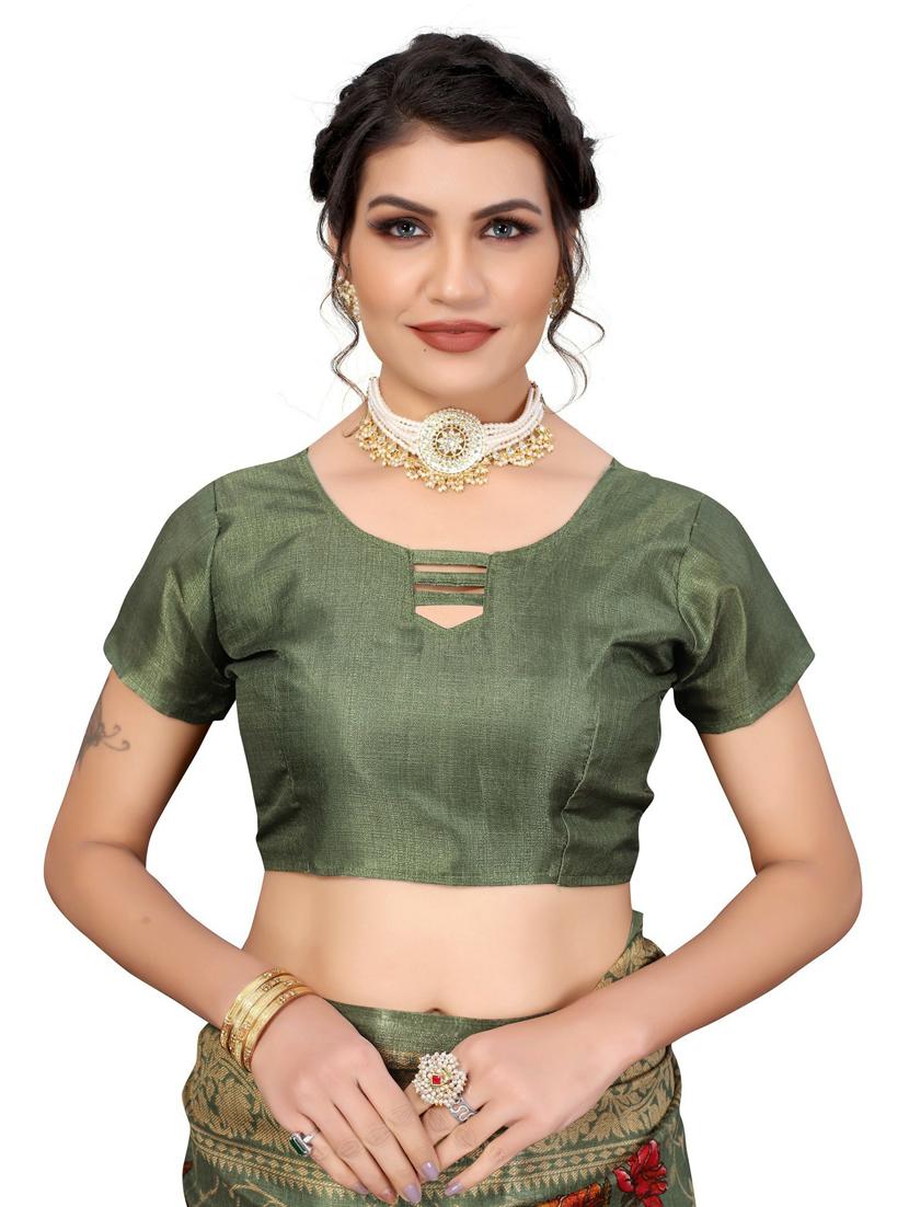 3 combo printed saree with blouse - 19568488 - Standard Image - 4
