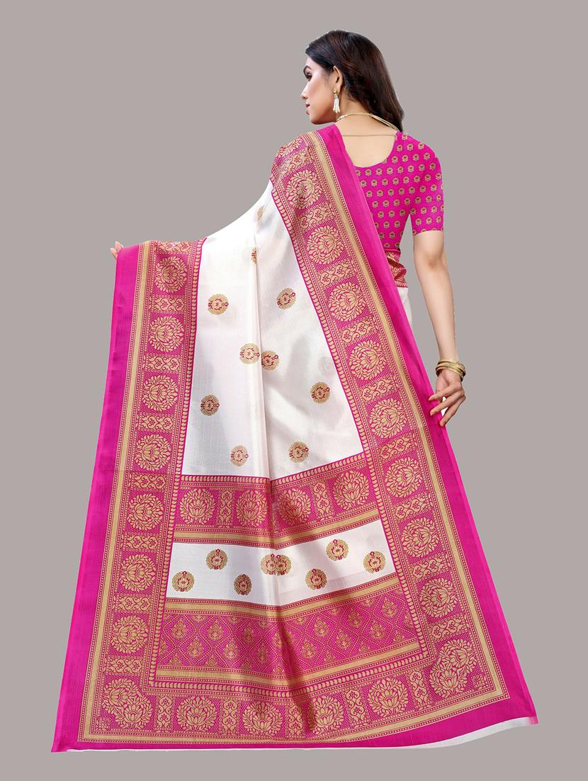 pink art silk mysore saree with blouse - 19568511 - Standard Image - 1