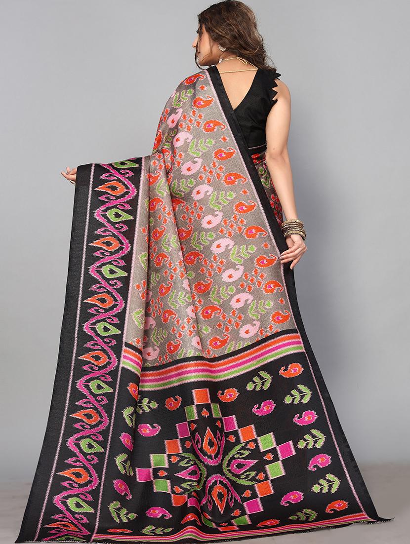 grey art silk mysore saree with blouse - 19568887 - Standard Image - 1