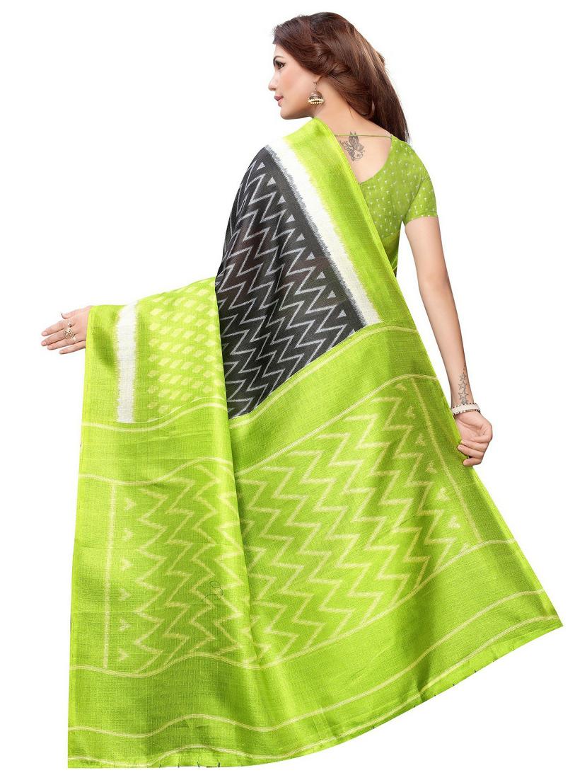 art silk chevron saree - 19569375 - Standard Image - 1