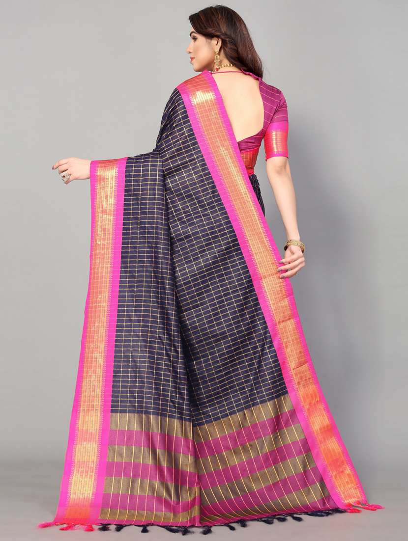 self design chettinadu saree - 19571174 -  Standard Image - 1