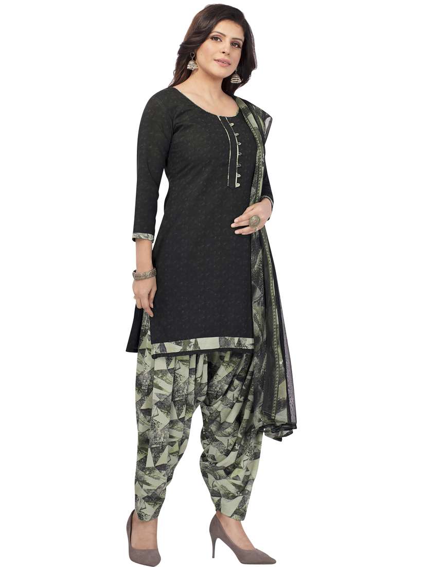 printed unstitched suit set - 19578043 -  Standard Image - 1