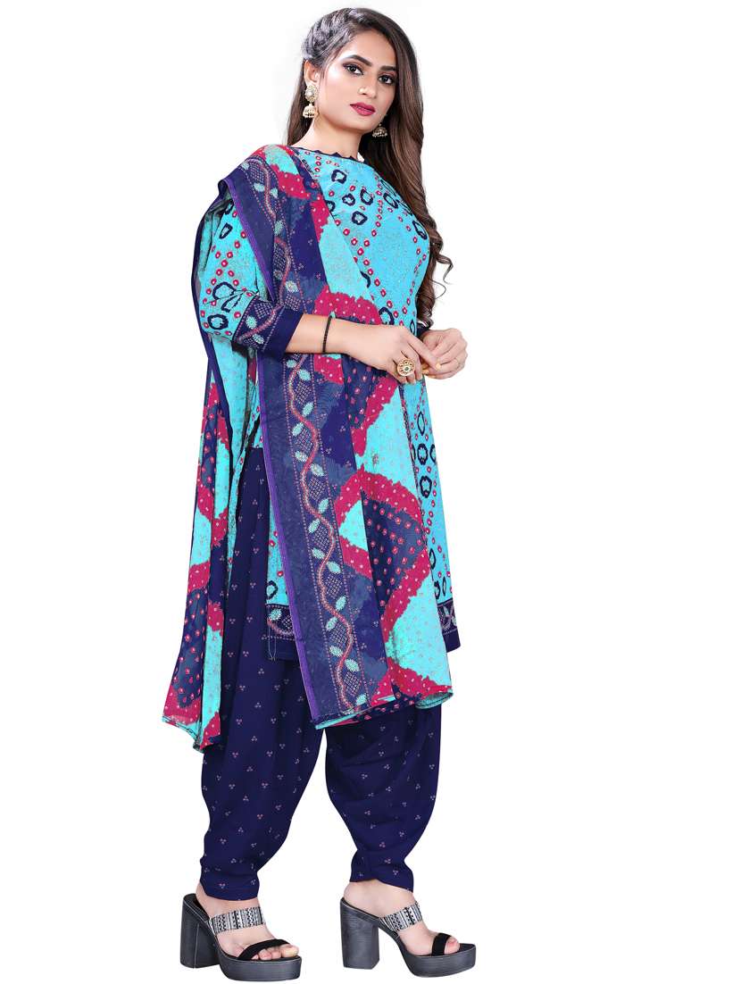 printed unstitched suit set - 19578072 -  Standard Image - 1