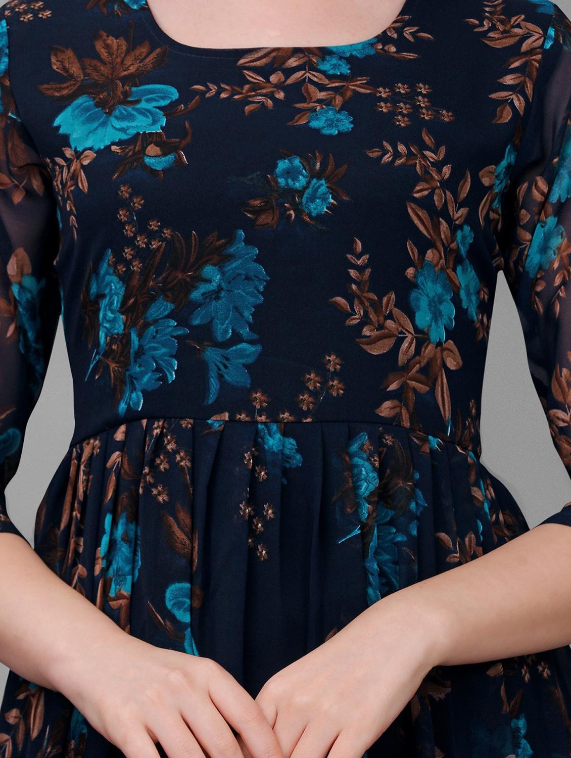 floral printed kurta palazzo set with dupatta - 19578210 - Standard Image - 4