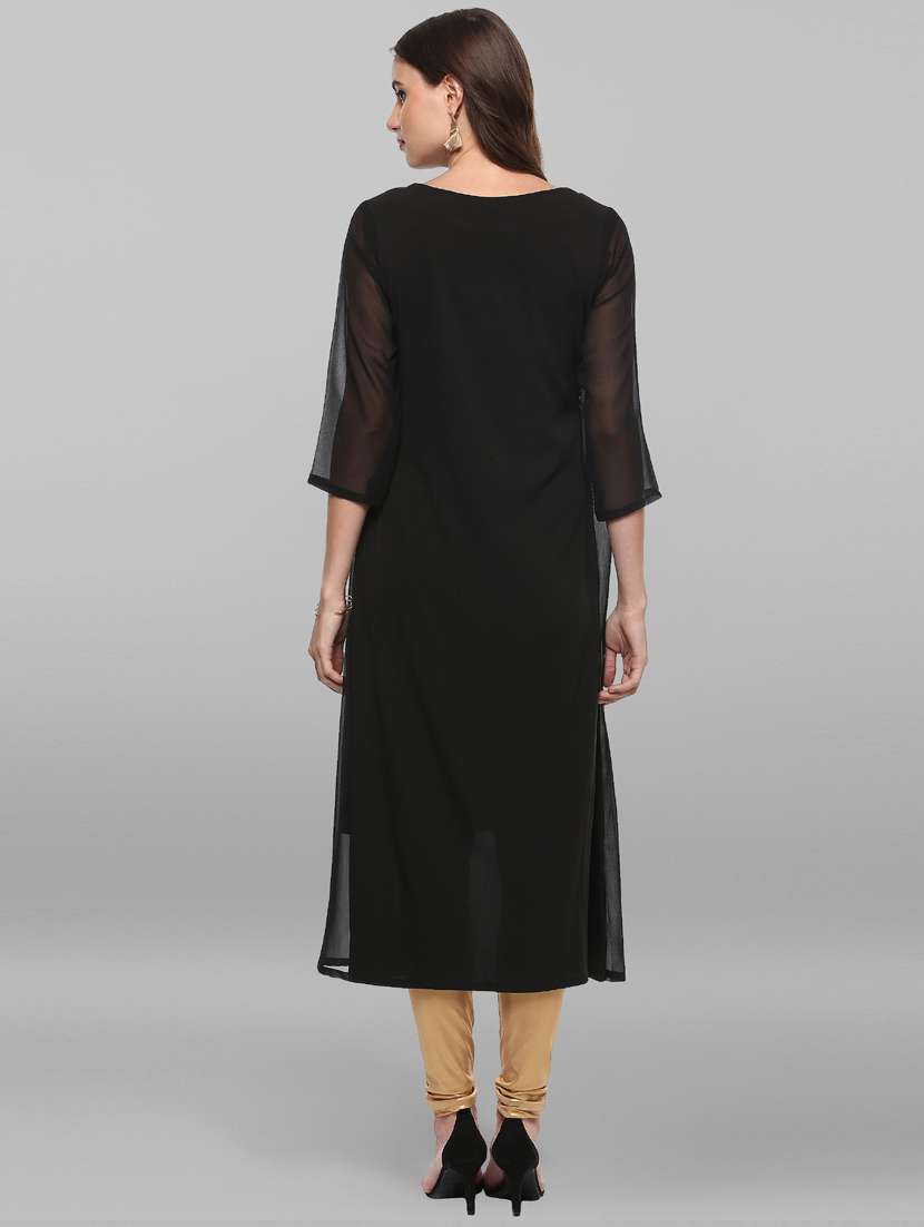 women's kurta with jacket kurta - 19578699 -  Standard Image - 4