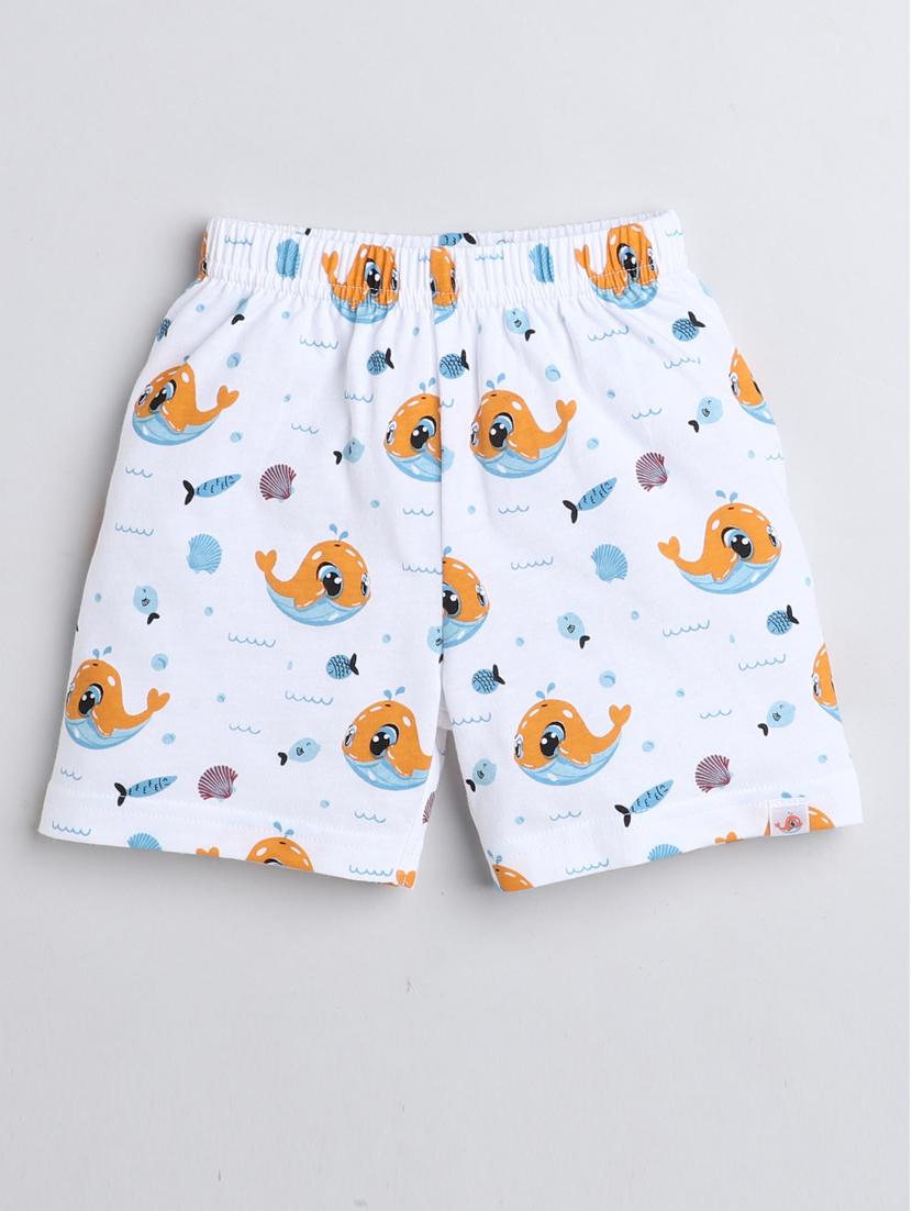 pack of 3 printed shorts & three fourth - 19579435 - Standard Image - 1