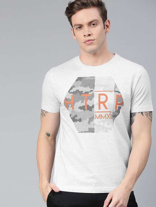 round neck printed regular t-shirt - 19580386 -  Standard Image - 0