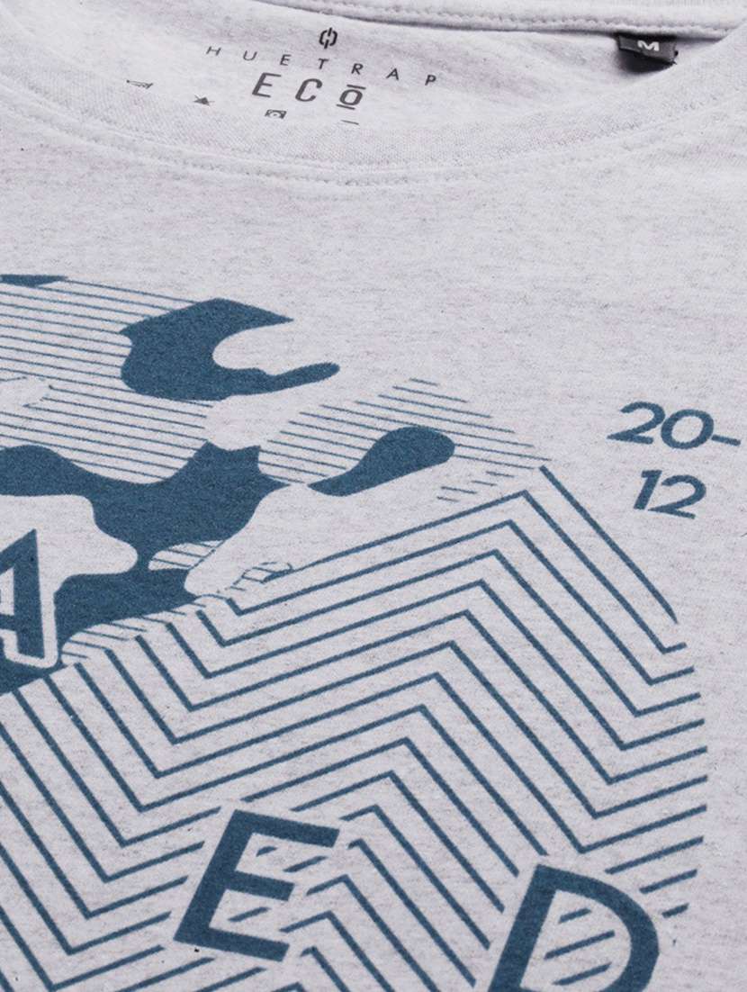 men round neck front print t-shirt - 19580387 -  Standard Image - 4