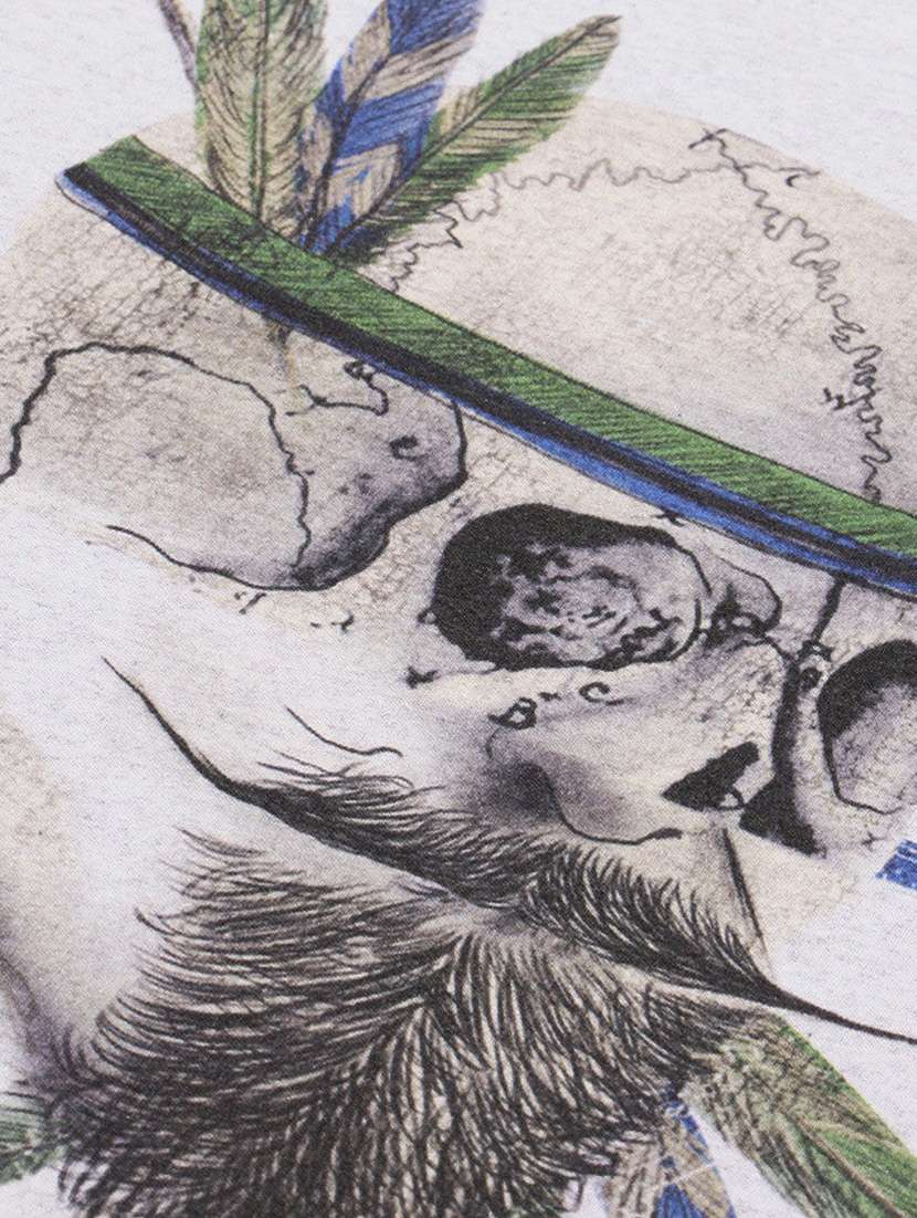 round neck printed regular t-shirt - 19580388 -  Standard Image - 4