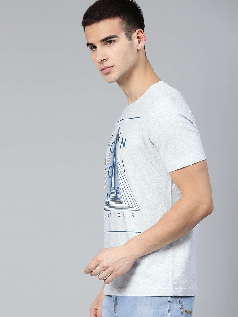 round neck printed regular t-shirt - 19580389 -  Standard Image - 1
