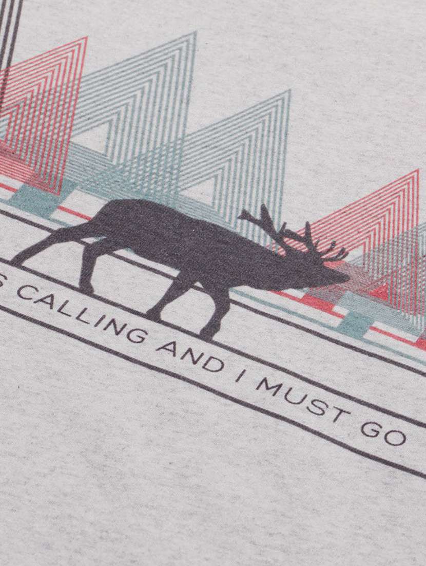 round neck printed regular t-shirt - 19580393 -  Standard Image - 4