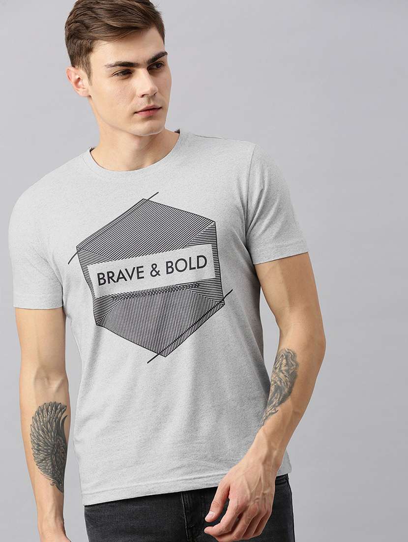 round neck printed regular t-shirt
