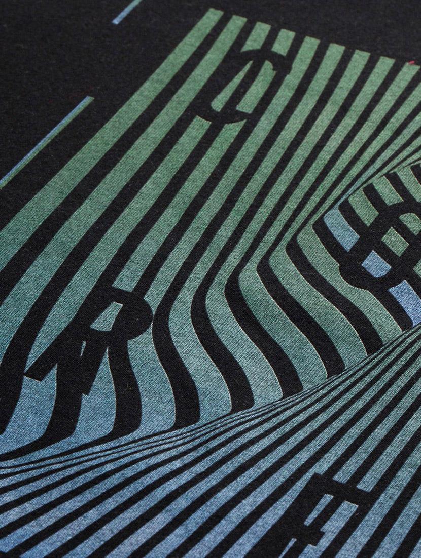 round neck printed regular t-shirt - 19580407 - Standard Image - 4