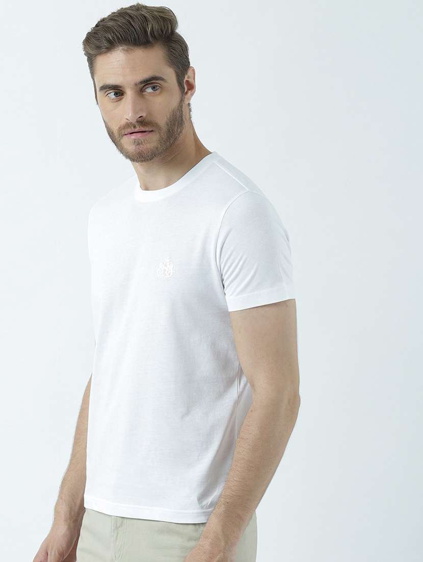 crew neck solid regular t-shirt - 19580417 -  Standard Image - 1