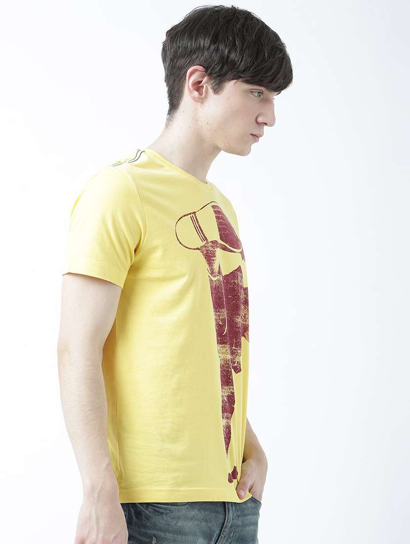 round neck printed regular t-shirt - 19580555 -  Standard Image - 1