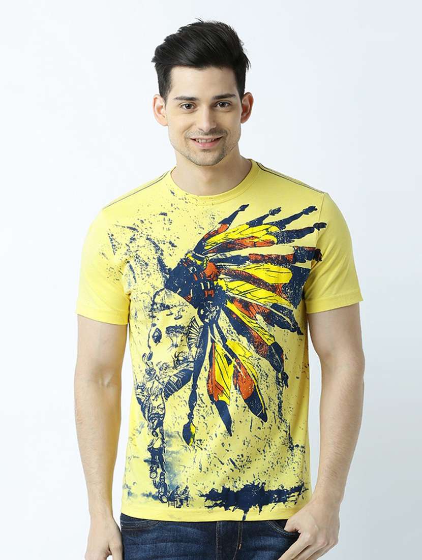 round neck printed regular t-shirt